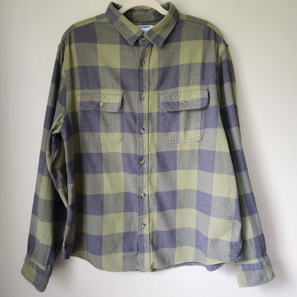 Men's Old Navy Plaid Flannel (L)